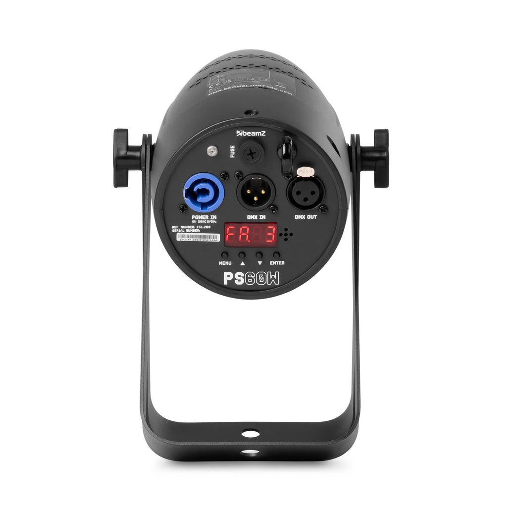 PS60W PIN Spot 60W RGBW m/DMX