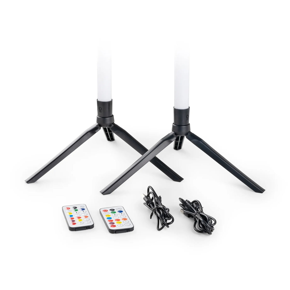 Sett med 2stk LED Tubes RGB, fjernkontroll