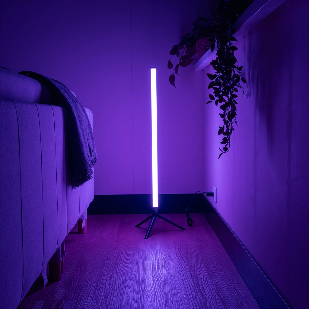 Sett med 2stk LED Tubes RGB, fjernkontroll