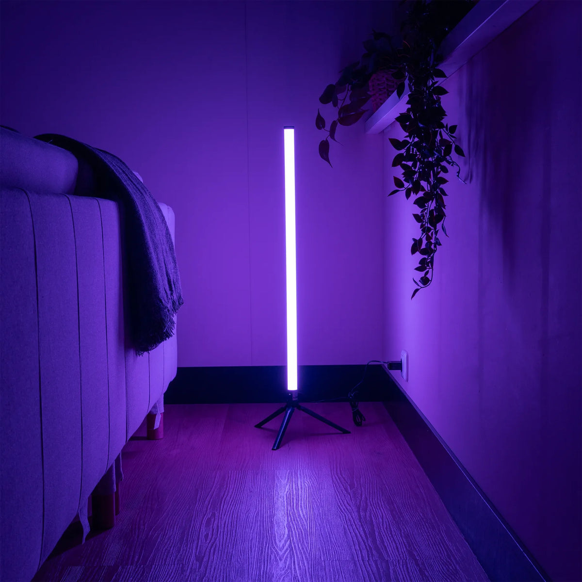 Sett med 2stk LED Tubes RGB, fjernkontroll
