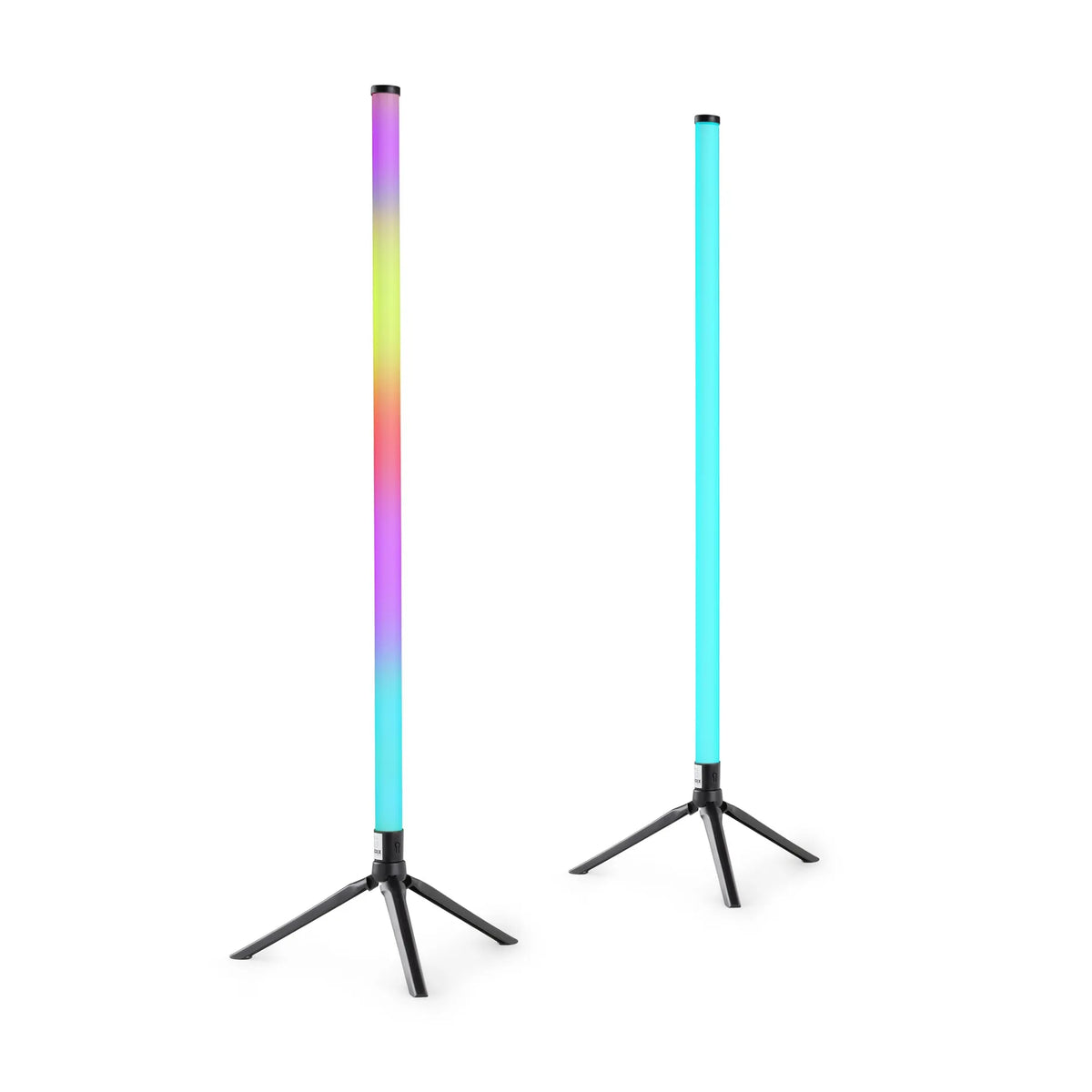 Sett med 2stk LED Tubes RGB, fjernkontroll