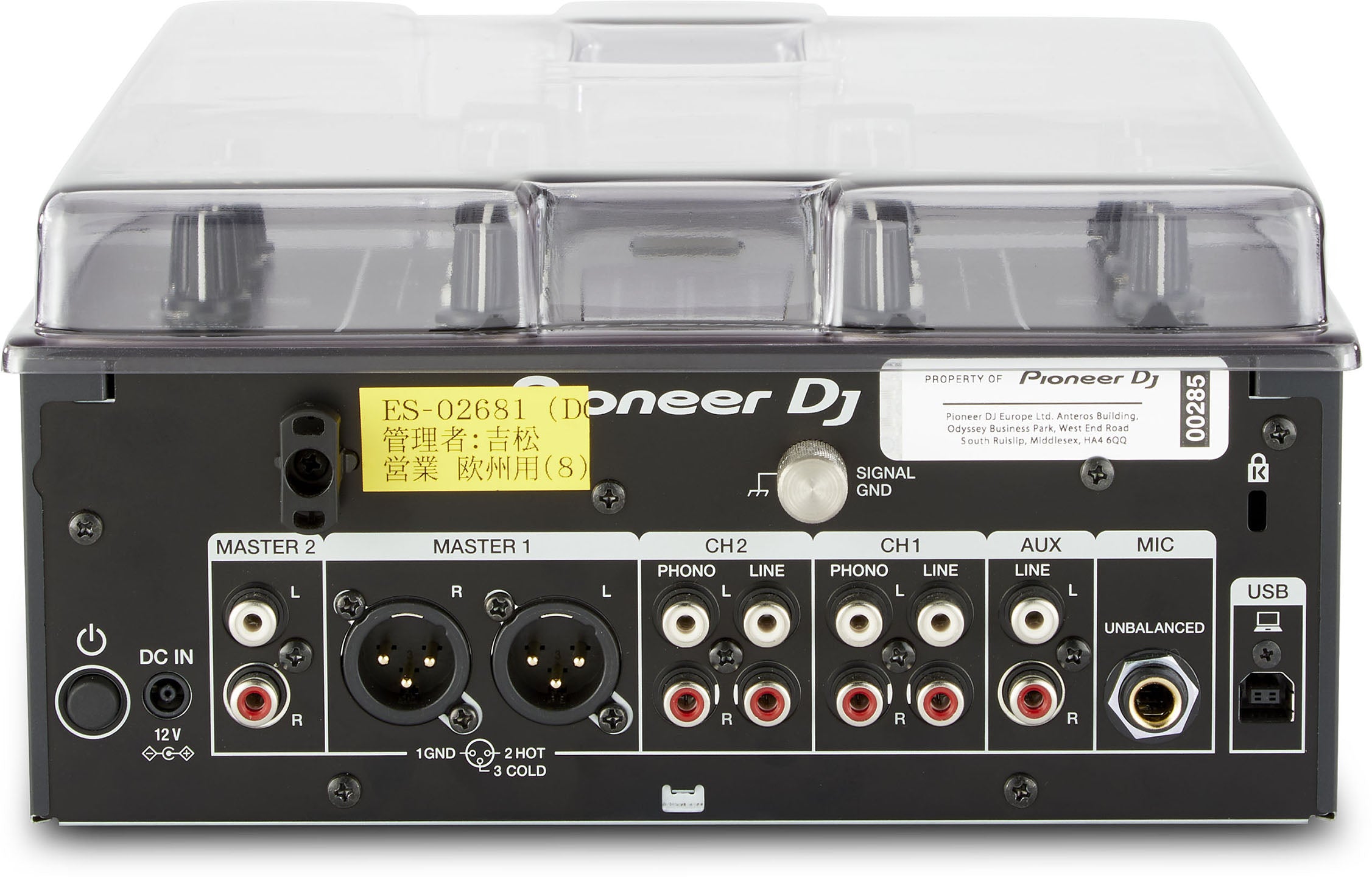 Decksaver Pioneer DJ DJM-250 MK2/DJM-450
