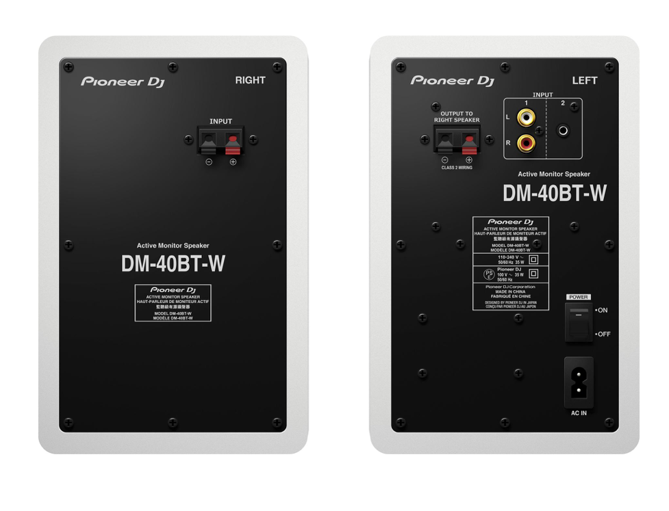 Pioneer DJ DM-40 BT Hvit