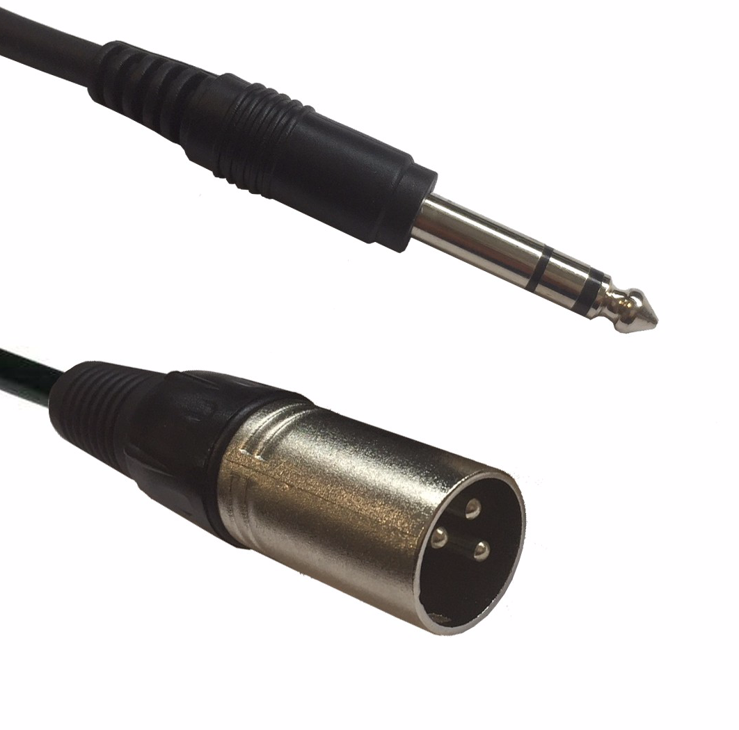 Accu Cable XLR han til jack han stereo 03 m.