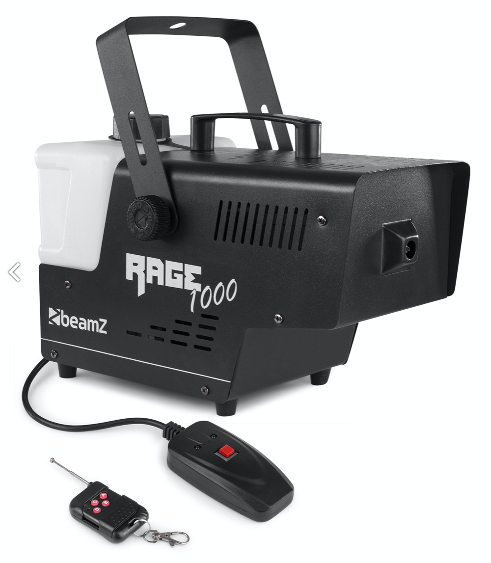 Beamz RAGE 1000 Røykmaskin