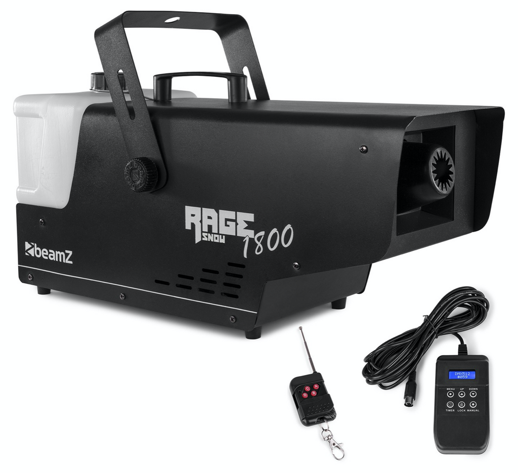 Beamz SNOWRAGE 1800 Snømaskin