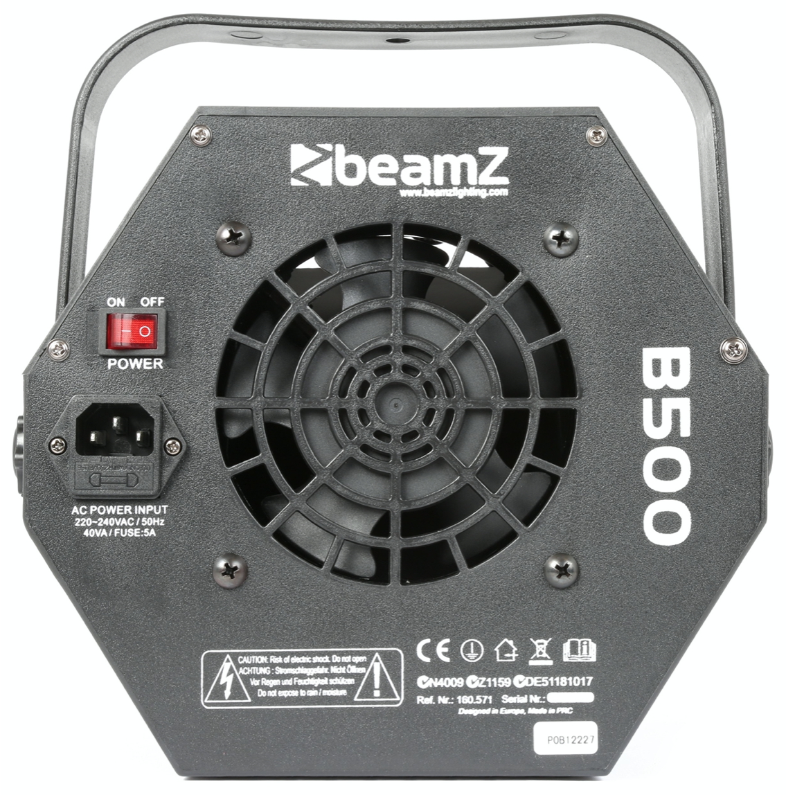 Beamz B500 Boblemaskin