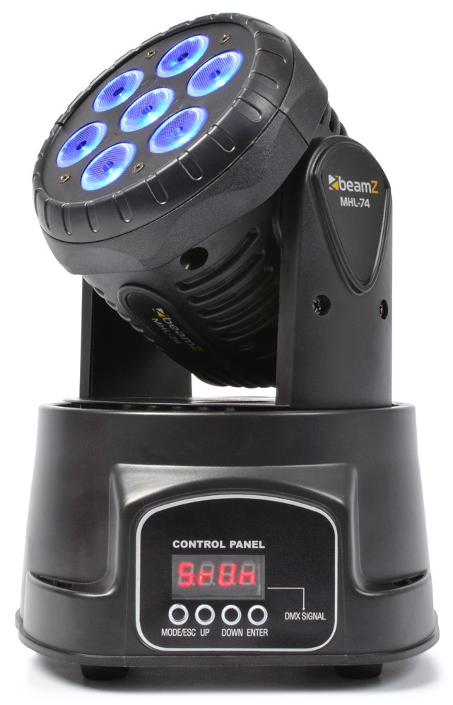 Beamz MHL74 Mini Moving Head Sort