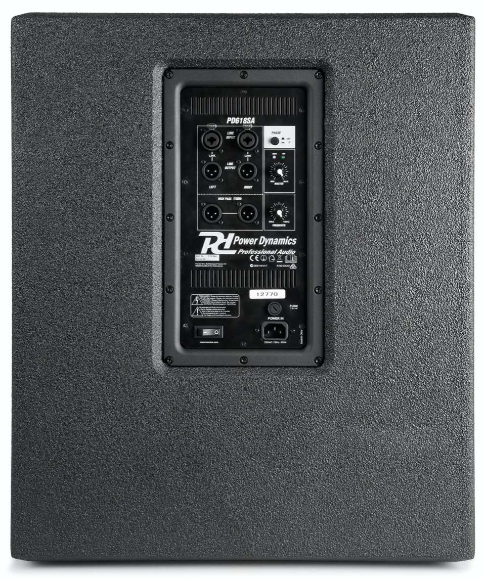 Power Dynamics PD618SA Aktiv subwoofer 18"