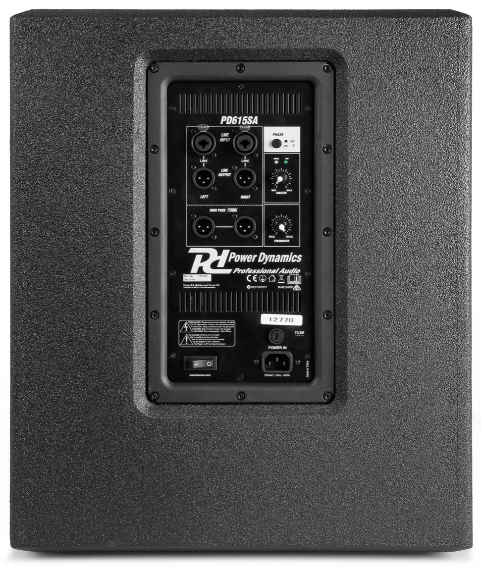 Power Dynamics PD615SA Aktiv subwoofer 15"