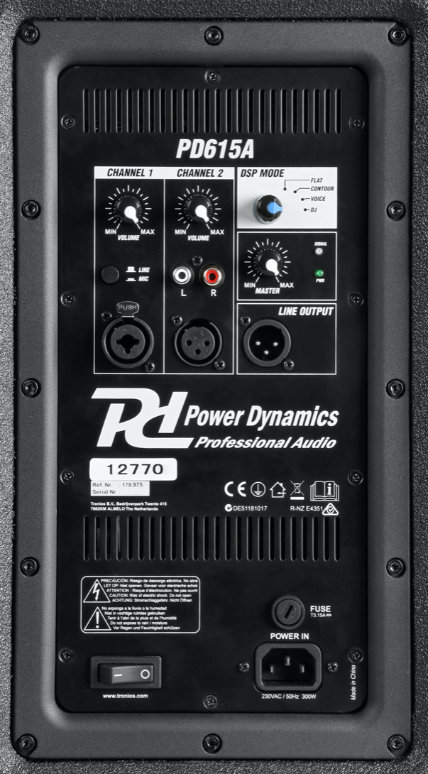Power Dynamics PD615A Aktiv høyttaler 15"