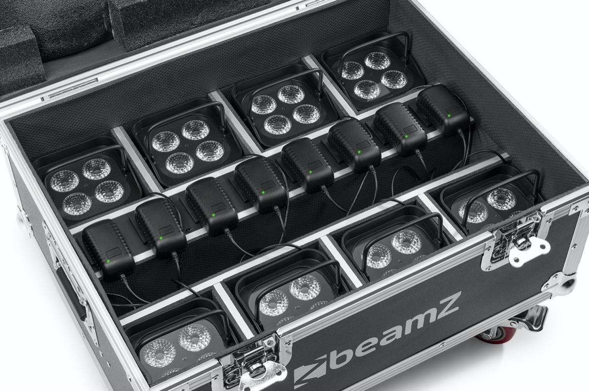 Beamz FCC9 Transportkasse for 8 x UPLIGHT