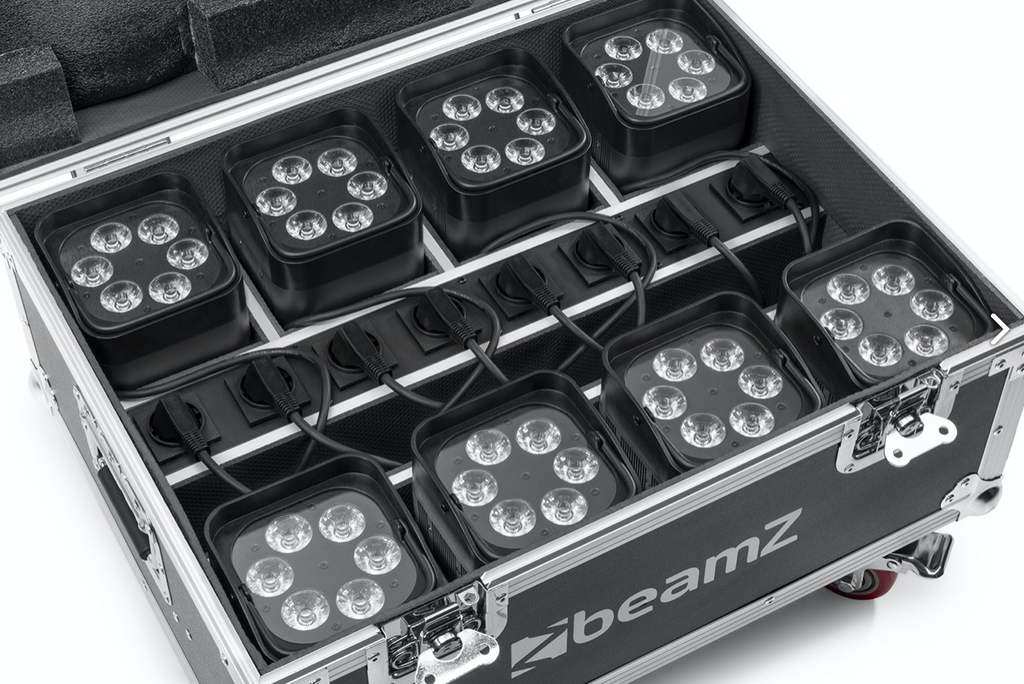 Beamz FCC9 Transportkasse for 8 x UPLIGHT