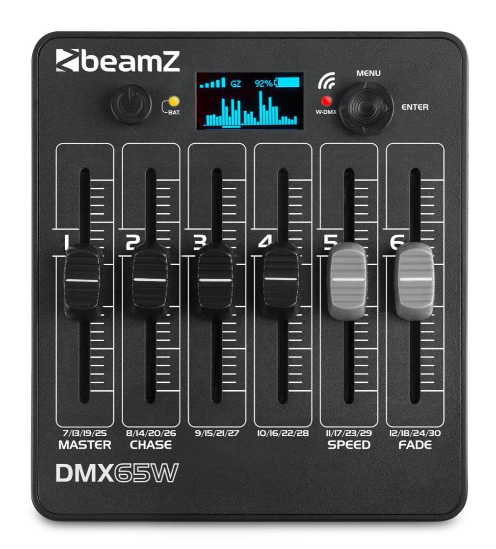 Beamz DMX 65W Lysmikser med trådløs DMX