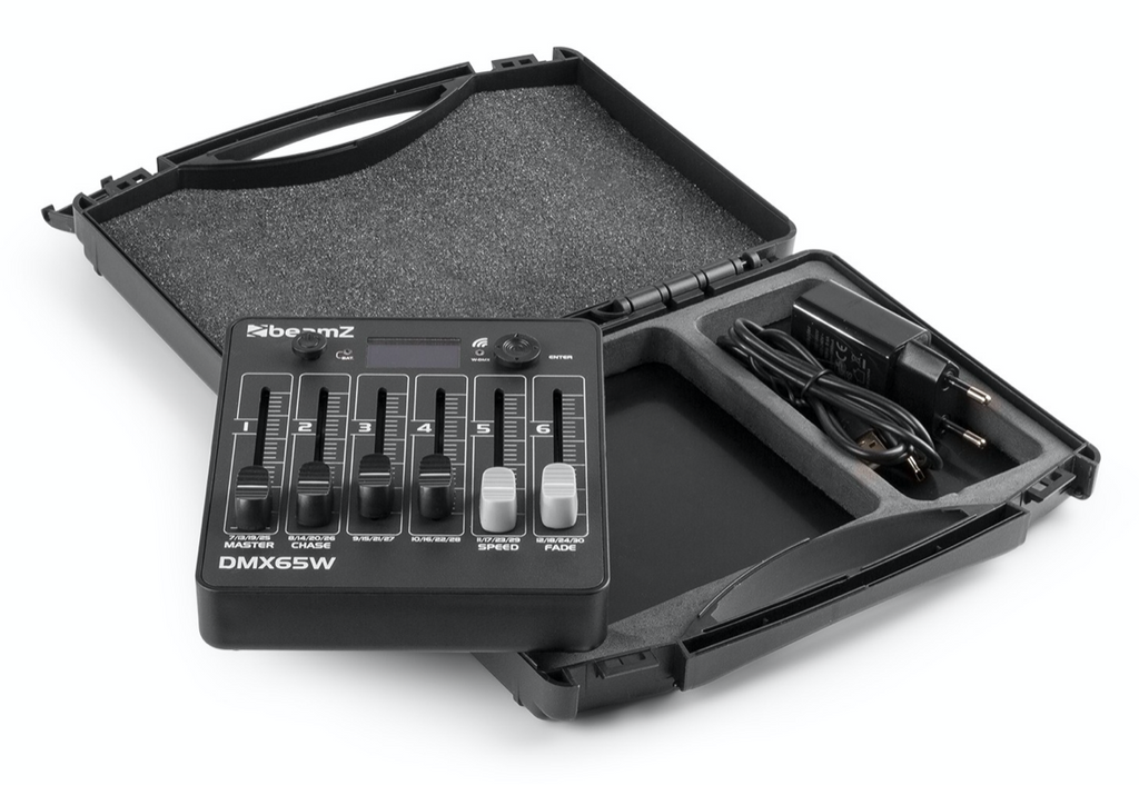 Beamz DMX 65W Lysmikser med trådløs DMX