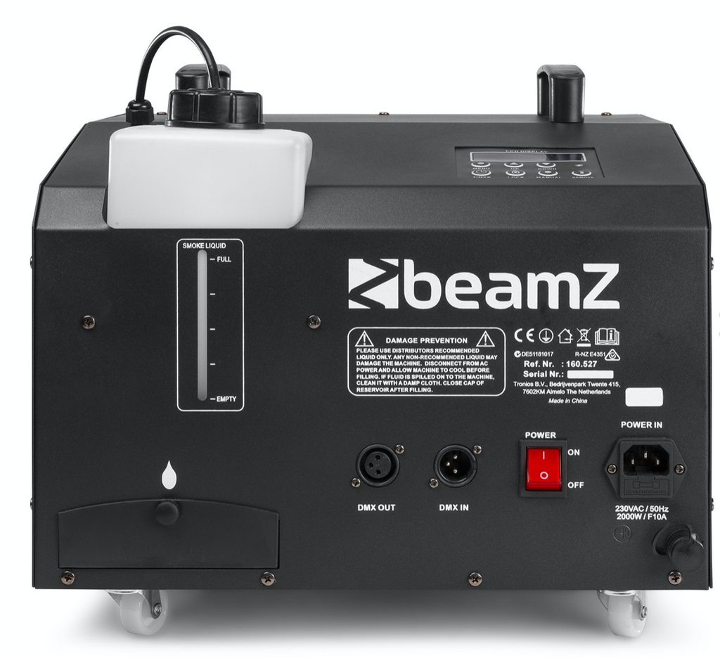 Beamz SB2000LED Røyk- og boblemaskin