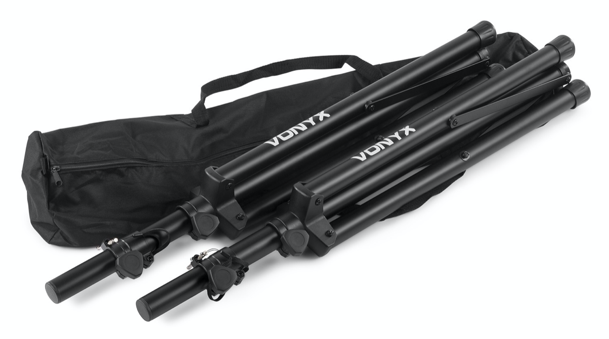 Vonyx LS01K Høyttalerstativ sett i bag