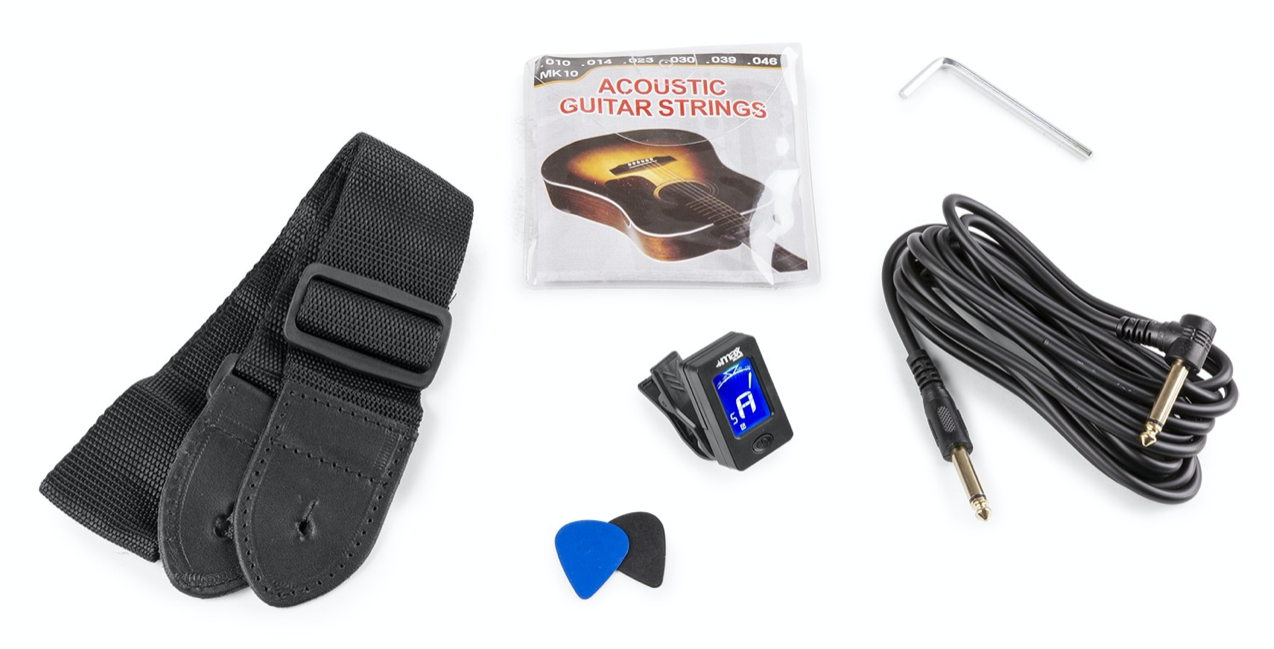 Max SHOWKIT Elektrisk Akustisk Gitar Pakke