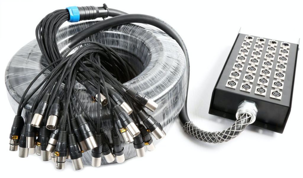 Power Dynamics CX168 Multikabel 24 inn/4 ut XLR 50 meter