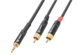 Power Dynamics CX85-3 Minijack Han til 2 x Phono Han 03 m.