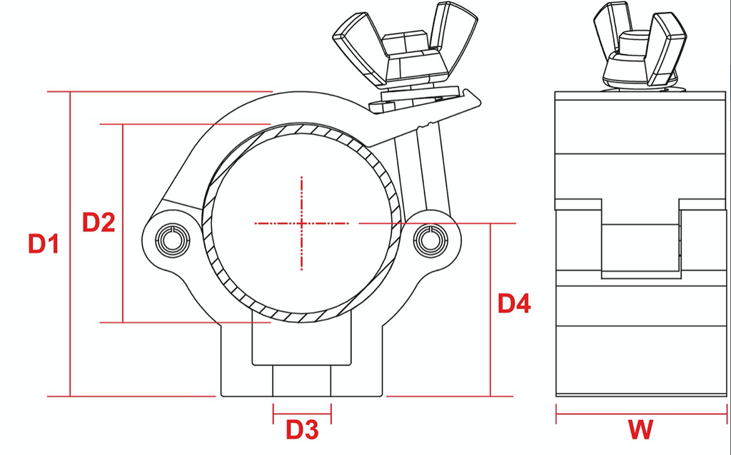 Beamz BC35 75KG Sølv