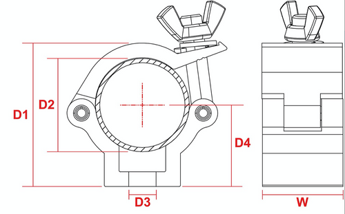 Beamz BC35 75KG Sølv