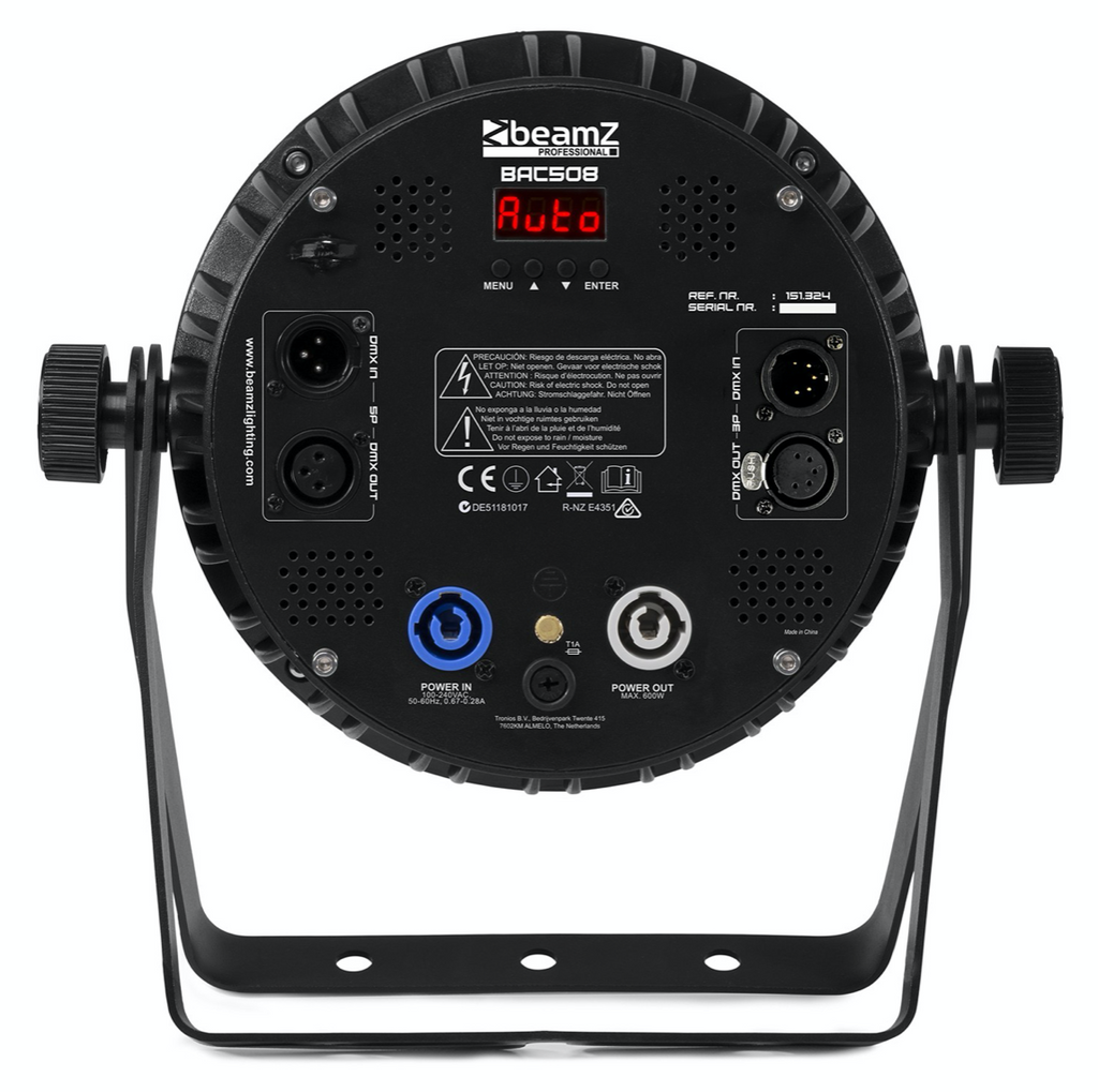 Beamz BAC508 ALUMINIUM LED FLATPAR