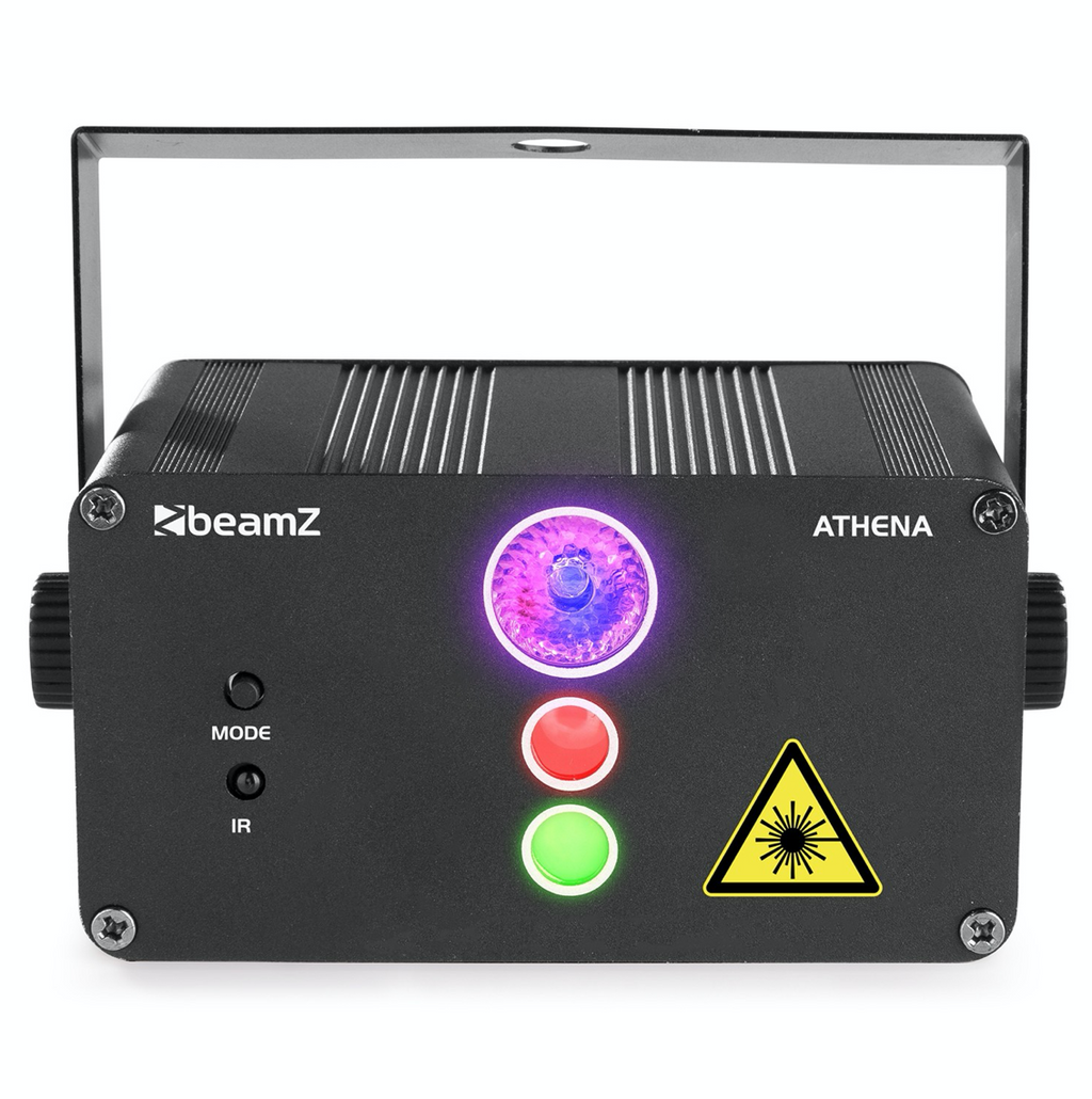 Beamz ATHENA Gobo laser med batteridrift