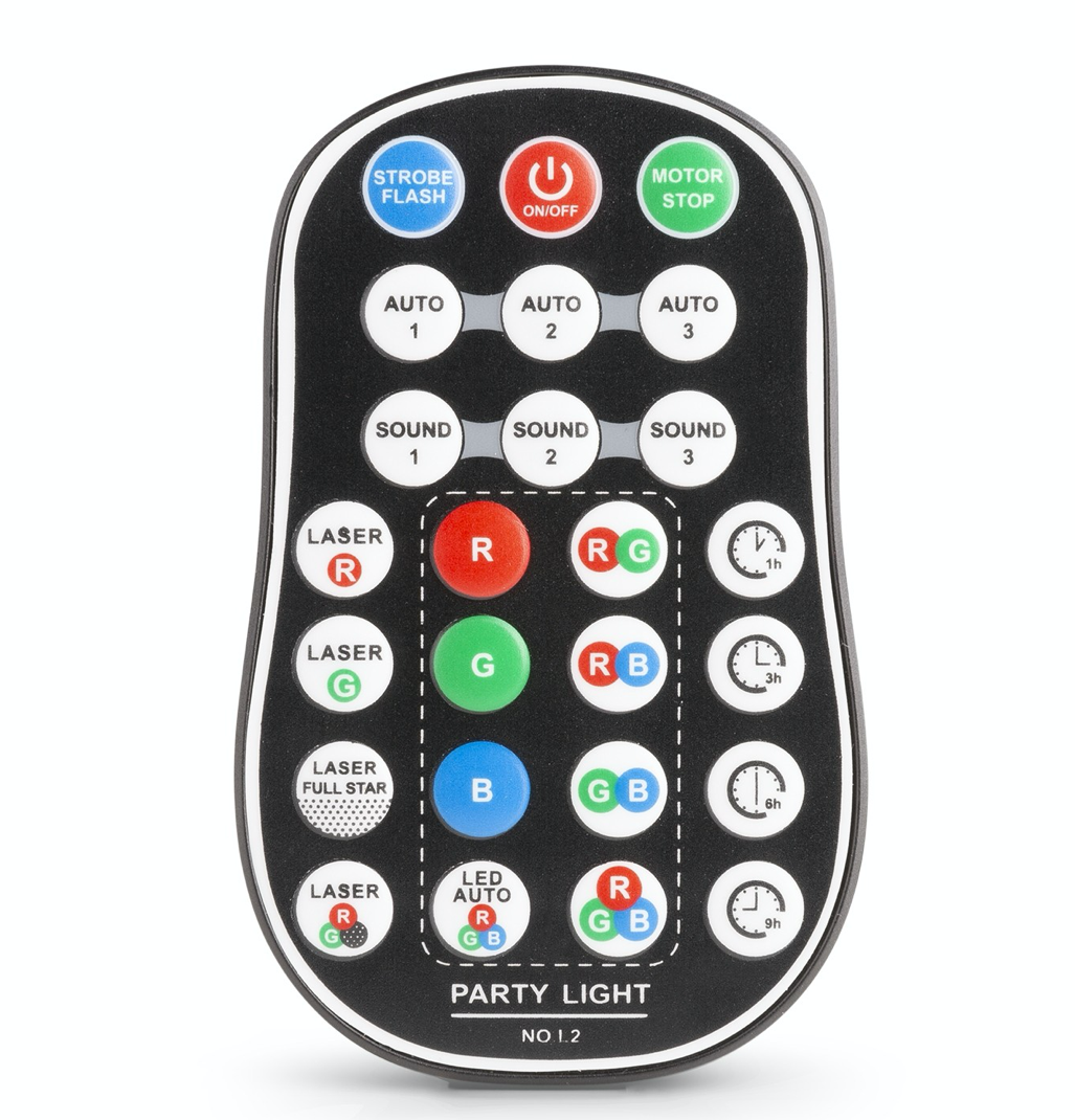 Beamz ATHENA Gobo laser med batteridrift