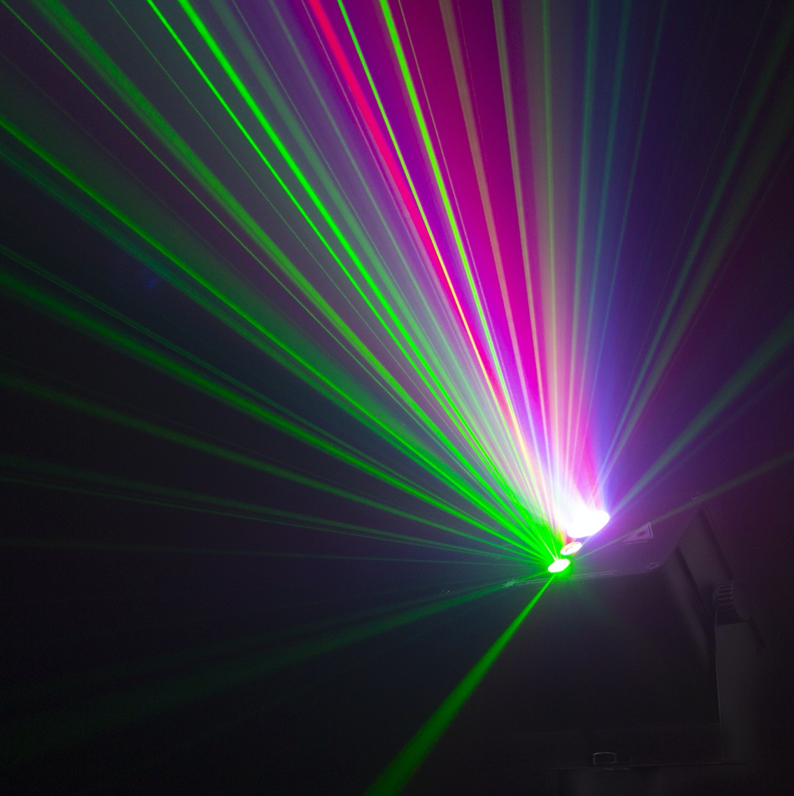 Beamz ATHENA Gobo laser med batteridrift