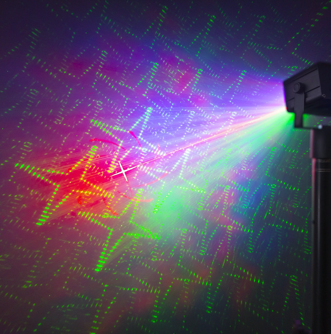 Beamz ATHENA Gobo laser med batteridrift