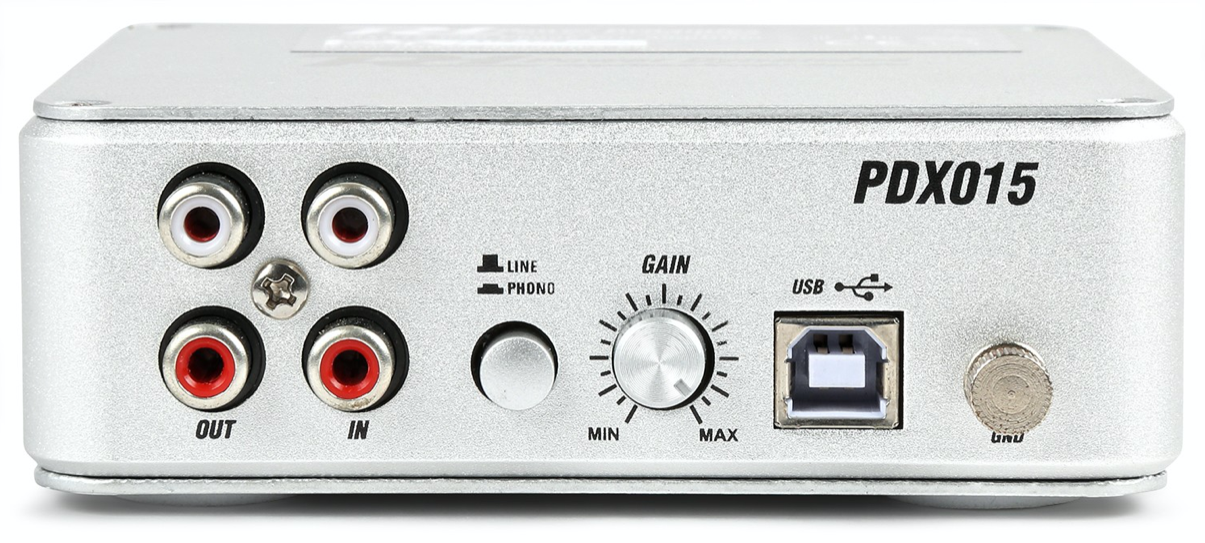 Power Dynamics PDX015 RIAA forforsterker med usb