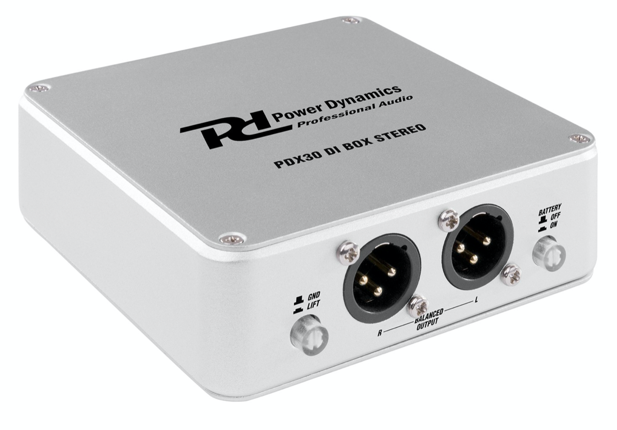 Power Dynamics PDX30 Aktiv DI boks Stereo