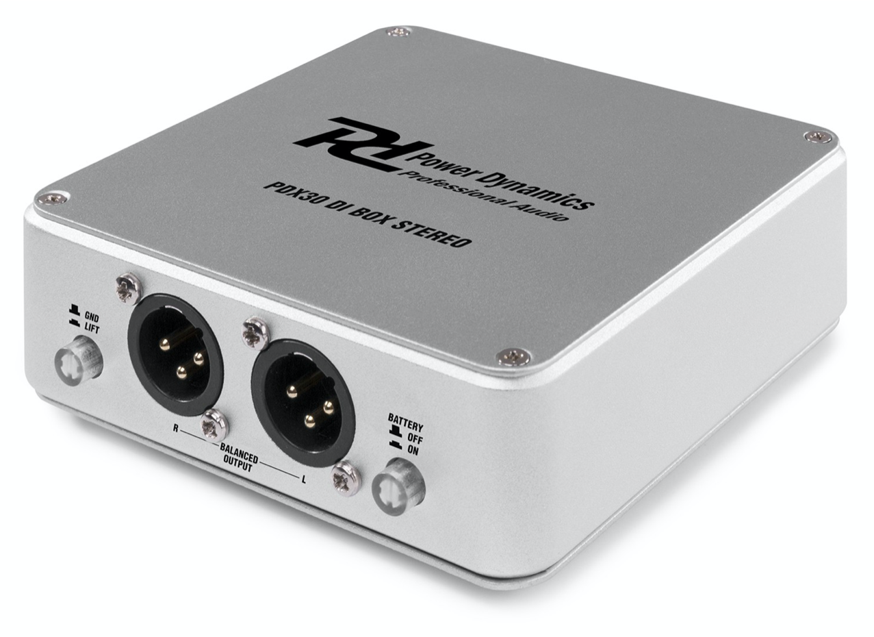 Power Dynamics PDX30 Aktiv DI boks Stereo