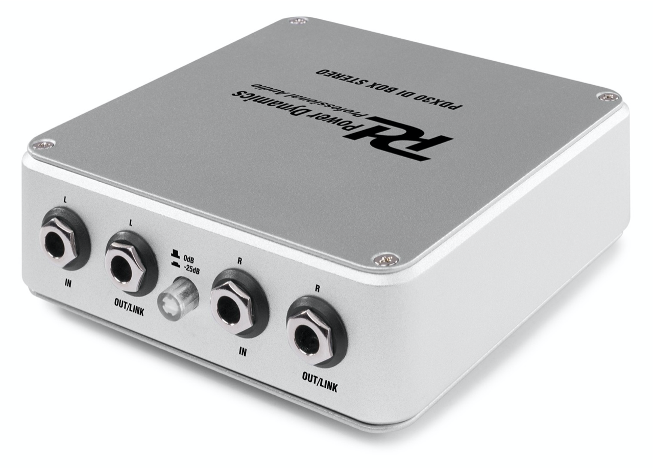 Power Dynamics PDX30 Aktiv DI boks Stereo