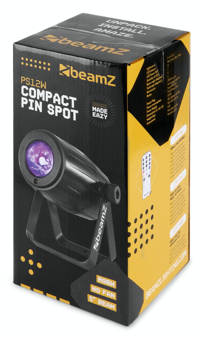 Beamz PS12W Pinspot