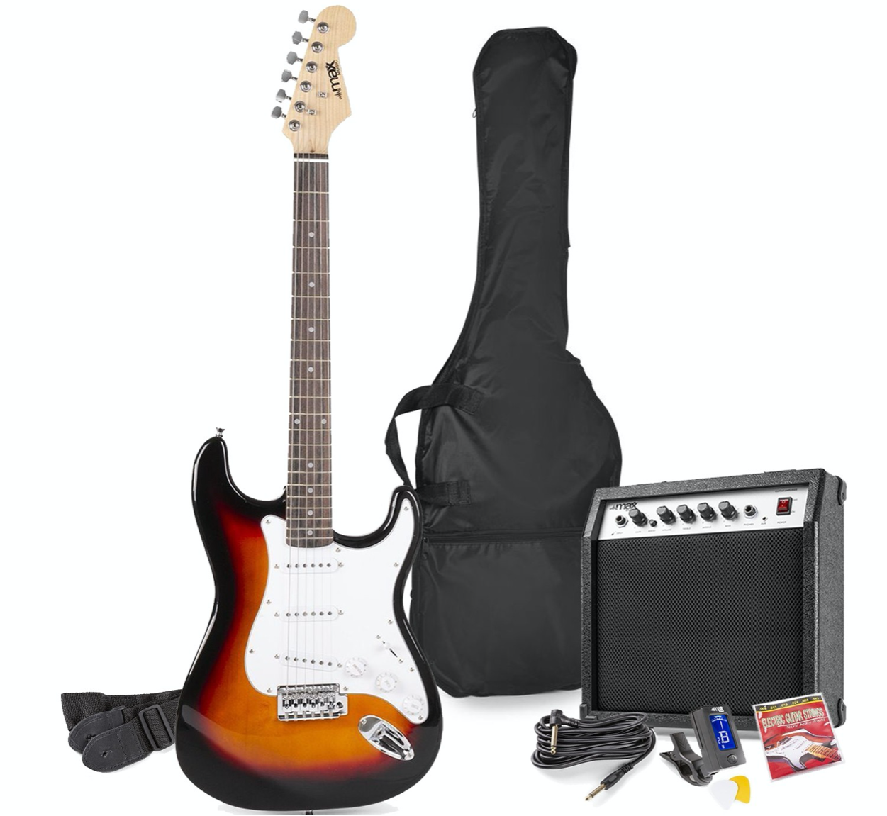 Max GIGKIT El-gitar Pakke Sunburst