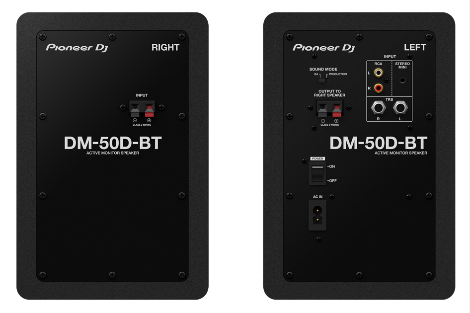 Pioneer DJ DM-50D BT Sort