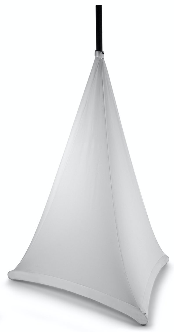 Beamz LSS12W Høyttalerstativtrekk Hvit 120CM