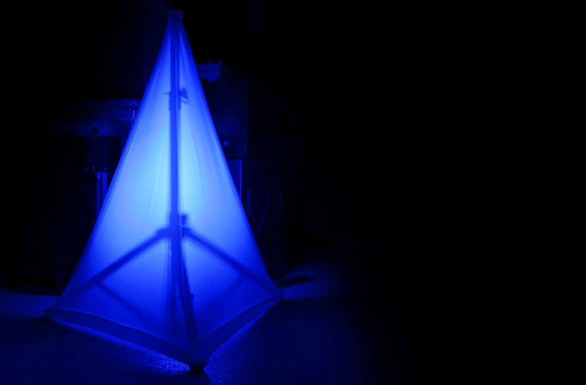 Beamz LSS12W Høyttalerstativtrekk Hvit 120CM