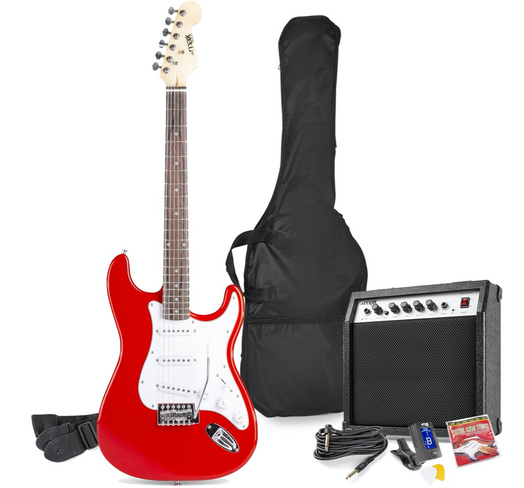 Max GIGKIT El-gitar Pakke Red