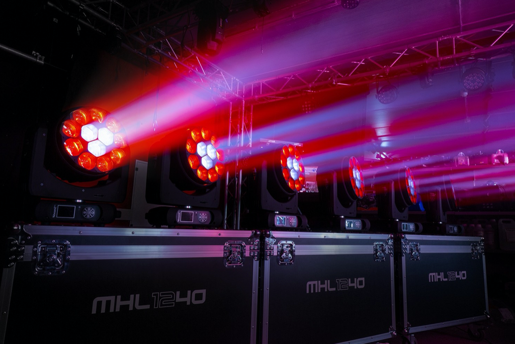 Beamz PRO MHL1240 Pakke med flightcase