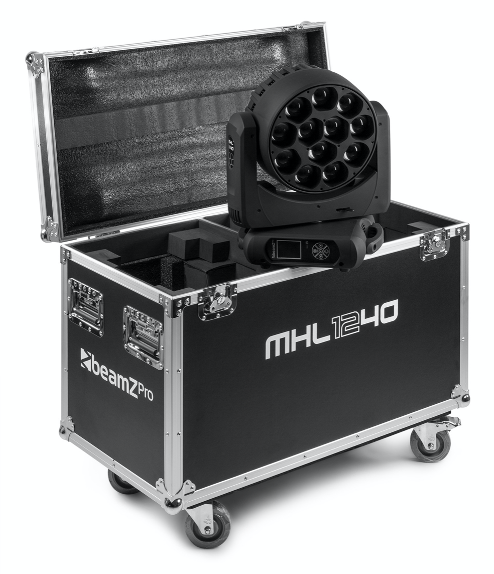 Beamz PRO MHL1240 Pakke med flightcase