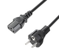 Adam Hall IEC Strømkabel 10 m.