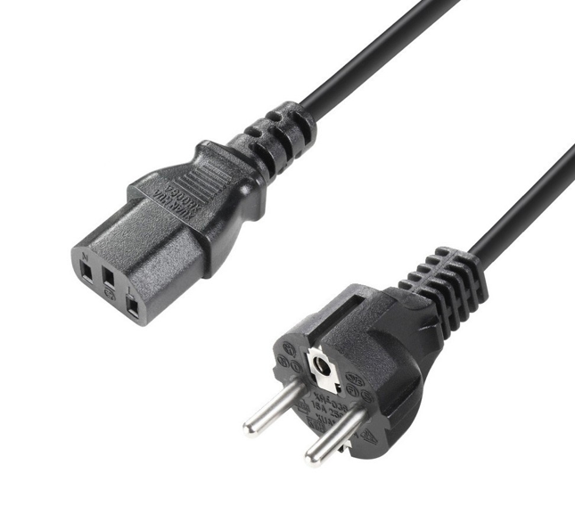 Adam Hall IEC Strømkabel 10 m.