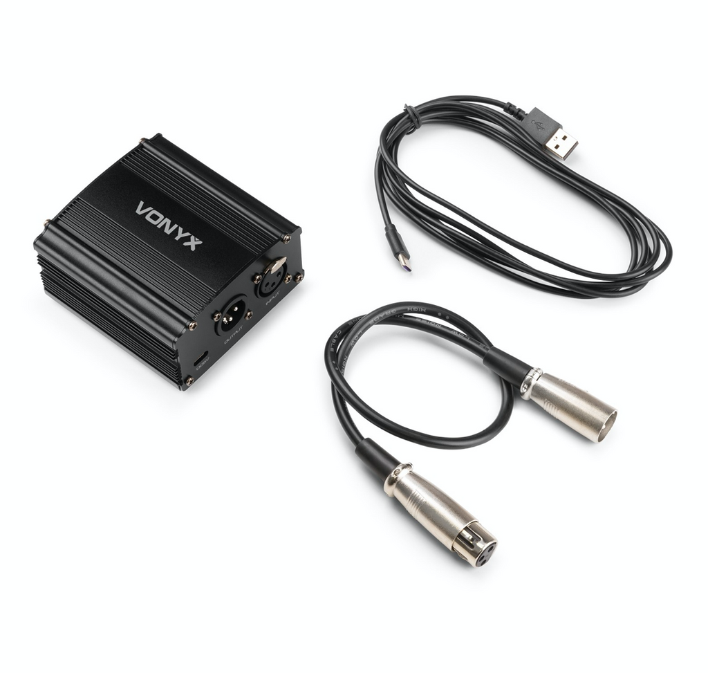 Vonyx VDX10 Phantom 48V strømforsyning