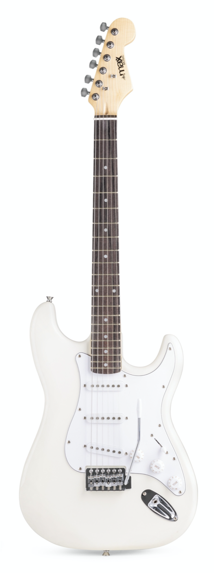 Max GIGKIT El-gitar Pakke White