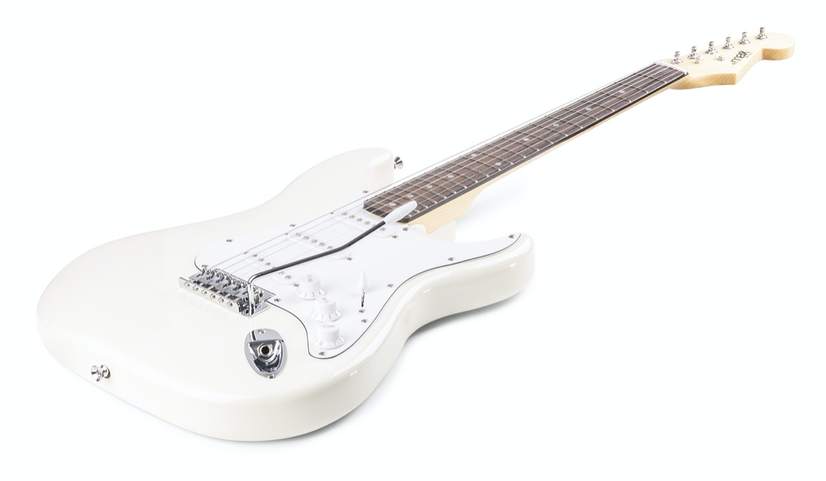 Max GIGKIT El-gitar Pakke White