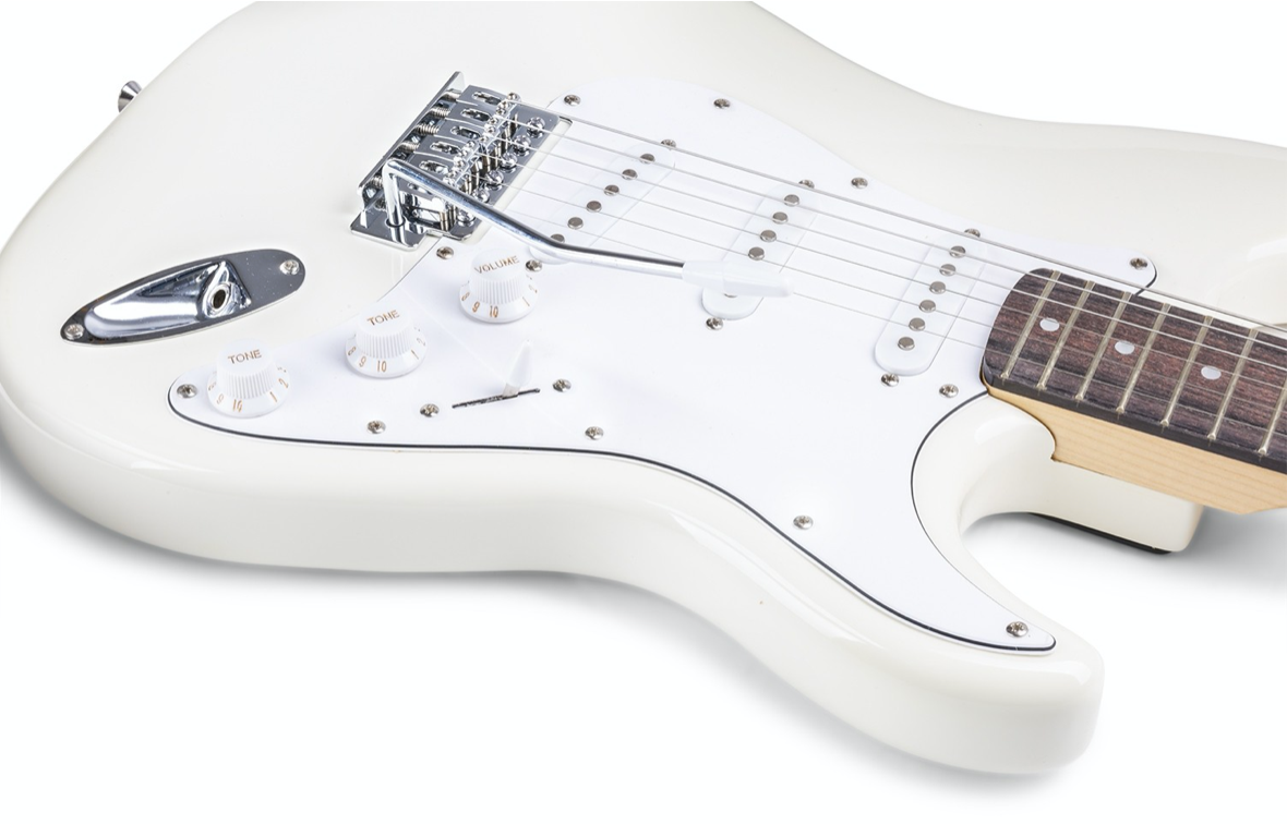 Max GIGKIT El-gitar Pakke White