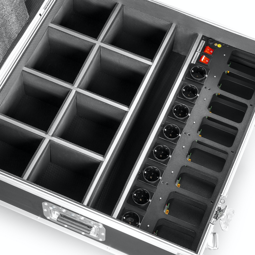 Beamz FCC10 Transportkasse for 8 x BBP54/BBP59